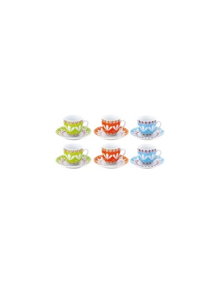 ANITA SET 6TZ CAFFE 25556 CON PIATTO