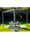 PERGOLA PALMAS 3X3MT ANTRACITE