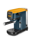 Ariete macchina caffè espresso Mango Yellow, 15 bar, per cialde e polvere, cappuccini cremosi, design colorato e vivace