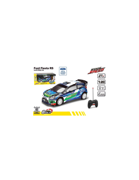 KIDZ CORNER, Auto Radiocomandata, Ford Fiesta Rally, Scala 1:20, Modello 17012
