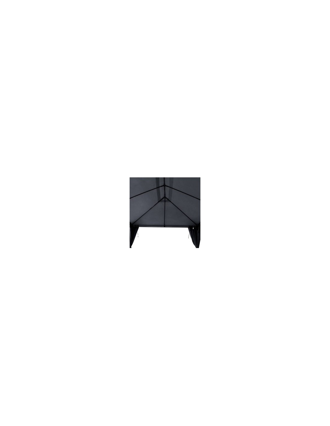 GAZEBO 123960 SANTORINI 4X3 ARDESIA su TreG Ingrosso