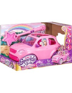 Sparkle Girlz, auto con radiocomando, bacchetta magica, 360°, bambine 3+ anni, giocattolo interattivo, rosa