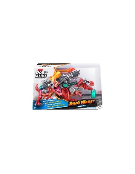 ROBO ALIVE  DINO WARS MEGA-REX 71101 DINOSAURO ROBOT LUCI,SUONO, MOVIMENTO REALISTICO, BAMBINI + 3 ANNI