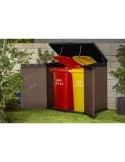 BAULE PORTATTREZZI DARWIN RESINA 140X80X120CM MARRONE