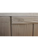 BAULE CONTENITORE SHERWOOD MARRONE 117X45X57CM