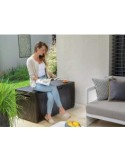 BAULE CONTENITORE SPRINGWOOD MARRONE 123X53X57CM