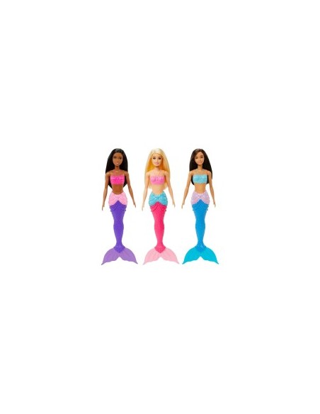 BARBIE HGR04, BAMBOLA SIRENA ASSORTITA, GIOCATTOLO PER BAMBINE, 3+ ANNI, COLORI BRILLANTI