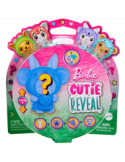 BARBIE CUTIE REVEAL PETS, 5 SORPRESE, ANIMALI DOMESTICI, GIOCATTOLO PER BAMBINI 3+, COSTUMI RIMOVIBILI ASSORTITO HRK32