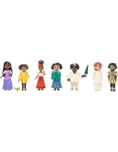 DISNEY ENCANTO, SET 7 PERSONAGGI, FIGURE ARTICOLATE, GIOCATTOLO BAMBINI 3+