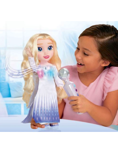DISNEY FROZEN 219996 ELSA BAMBOLA CANTANTE VOCE AUTENTICA
