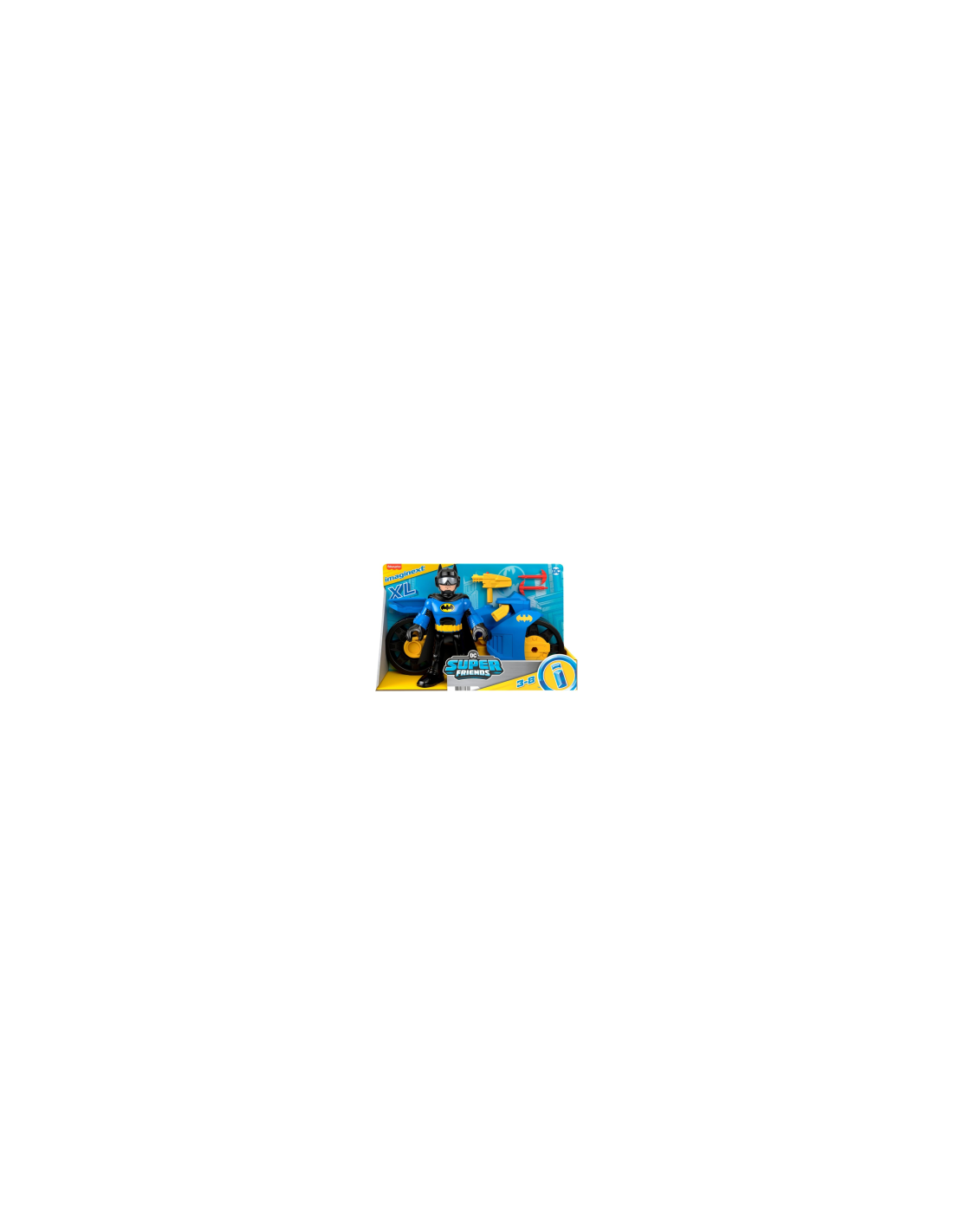 IMAGINEXT HNM32 DC BATMAN CON MOTOCICLETTA BLU