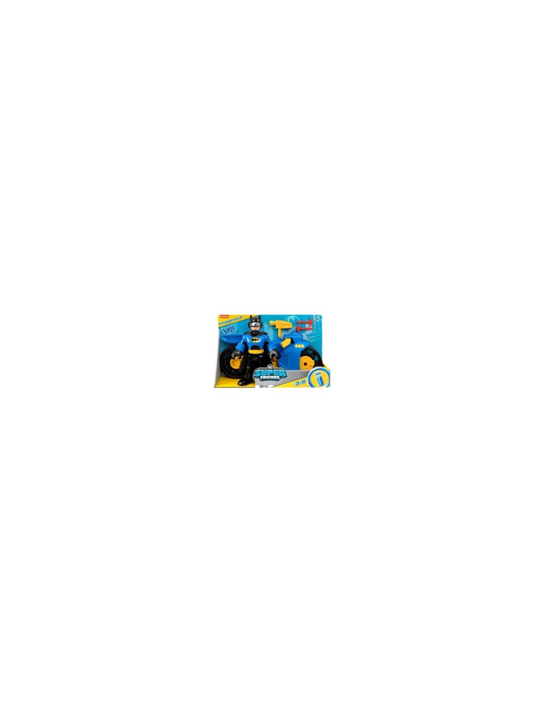 IMAGINEXT HNM32 DC BATMAN CON MOTOCICLETTA BLU