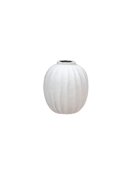 VASO 206633 AMIA 39X44CM MAGNESIA BIANCO