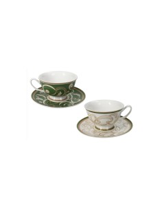 52653 SET 2PZ TAZZA THE FILO D'ORO