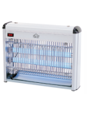 Zanzariera Elettrica DCG ZA1610 16W con 2 Tubi UV, Griglia in Metallo e Vaschetta Raccogli Insetti
