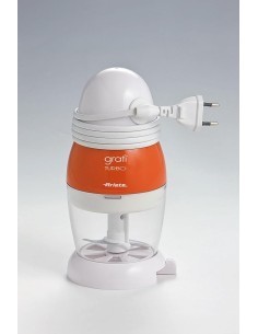 Ariete 439 Gratì Turbo, Grattugia Elettrica, 200 Watt, 200 cc, Formaggera da Tavola, Lama Inox, Coperchio Salvafreschezza