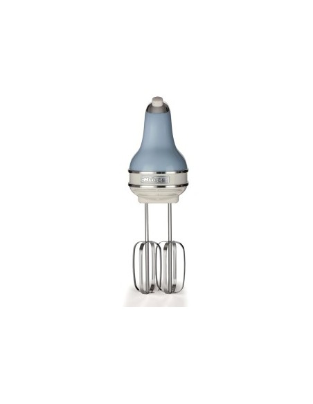 Ariete 1548 Sbattitore Vintage, 450W, 5 Velocità + Turbo, 2 Fruste Inox, Celeste