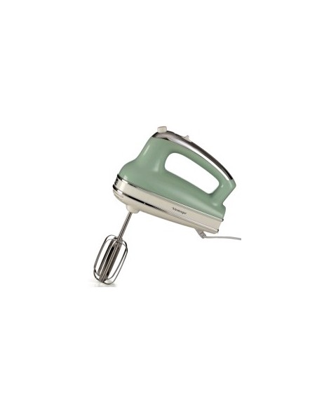 Ariete 1548 Sbattitore Vintage, 450W, 5 Velocità + Turbo, 2 Fruste Inox, Verde
