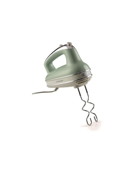 Ariete 1548 Sbattitore Vintage, 450W, 5 Velocità + Turbo, 2 Fruste Inox, Verde