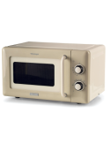 Ariete 3960 Forno a Microonde Vintage, 800W, 20 Litri, 6 Livelli, Timer 30 Min, Beige