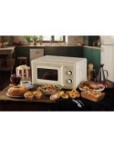 Ariete 3960 Forno a Microonde Vintage, 800W, 20 Litri, 6 Livelli, Timer 30 Min, Beige