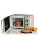 Ariete 3960 Forno a Microonde Vintage, 800W, 20 Litri, 6 Livelli, Timer 30 Min, Verde