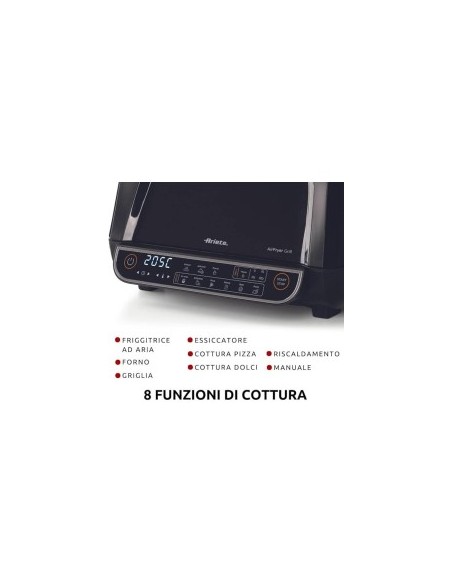 Friggitrice ad Aria Ariete 4635 8LT con Bistecchiera | TreG Ingrosso