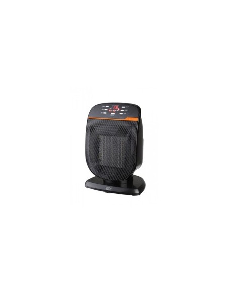 Stufa in Ceramica, Potenza 900/1800W, Timer 12h, Termostato 15-35°C, Oscillazione 70°, 16x19x28 cm, 1,6 kg