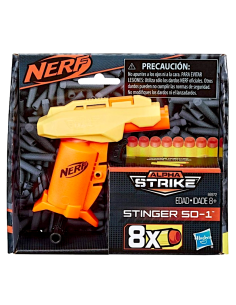 NERF E6972 ALPHA STRIKE STINGER SD-1, BLASTER LANCIA DARDI, GIOCO BAMBINI +8 ANNI