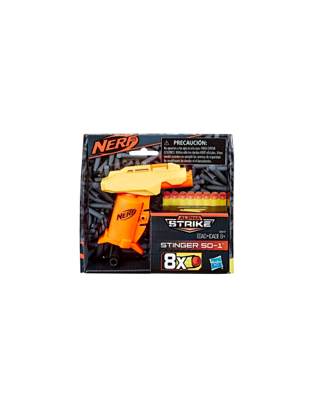 NERF E6972 ALPHA STRIKE STINGER SD-1, BLASTER LANCIA DARDI, GIOCO BAMBINI +8 ANNI