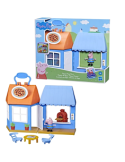 PEPPA PIG F2169, PLAYSET PIZZERIA CON PERSONAGGIO, ACCESSORI CUCINA, GIOCO BAMBINI +3 ANNI