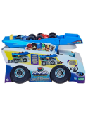 PJMASK F7594 CAMION TRASPORTATORE DEGLI EROI, GIOCATTOLO SUPER PIGIAMINI, VEICOLO CON ACCESSORI, BAMBINI 3+