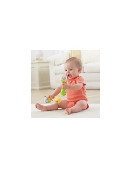 FISHER-PRICE FP BLT33 MARACAS SCUOTI E GIOCA, GIOCO SENSORIALE PER NEONATI