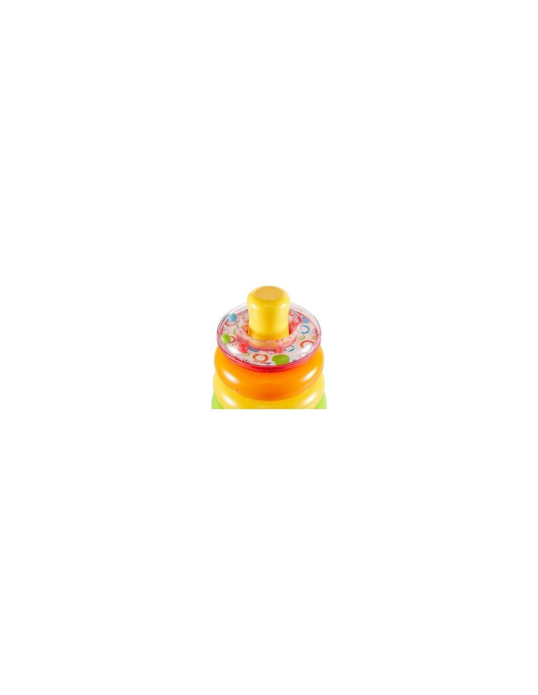 FISHER-PRICE GKD51 PIRAMIDE 5 ANELLI COLORATI CON BASE OSCILLANTE, GIOCATTOLO EDUCATIVO 6+ MESI