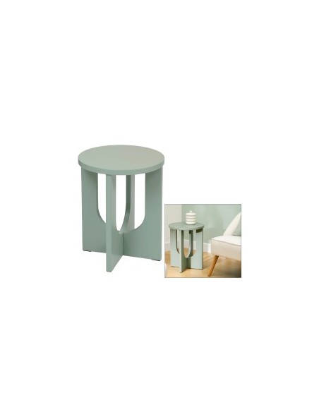 TAVOLINO 206046D BLOOM VERDE 40X50CM MDF