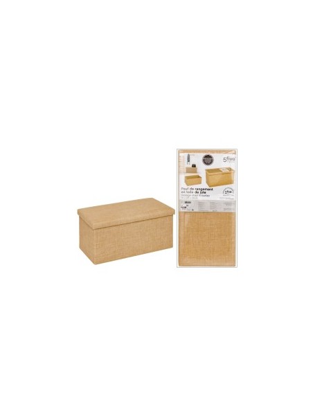 POUF 205555 PIEGHEVOLE 76X38X38CM MDF BEIGE