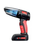 Aspirapolvere e compressore 4 in 1, batteria 7.4V 2500mAh, manometro LED, luce LED, 5 modalità gonfiaggio, 210x90x260 mm