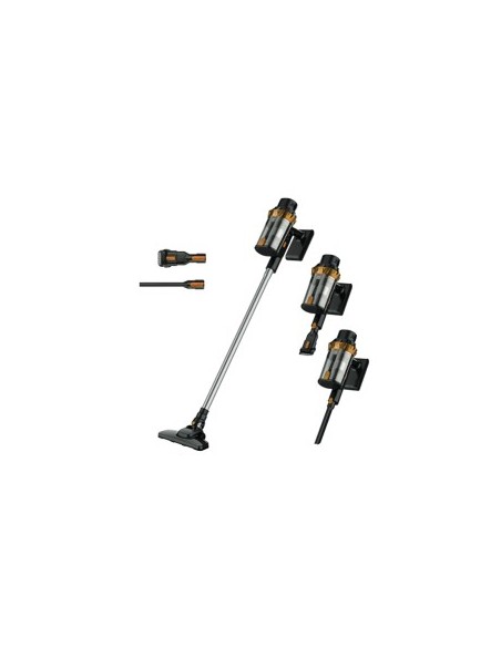 DCG BS3077 Scopa elettrica 600W, 2in1, contenitore 1000 ml, aspirapolvere portatile, spazzole intercambiabili