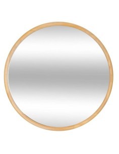 Specchio KIM 55 cm in Legno, Design Rotondo, Elegante e Raffinato | Specchio KIM Wood