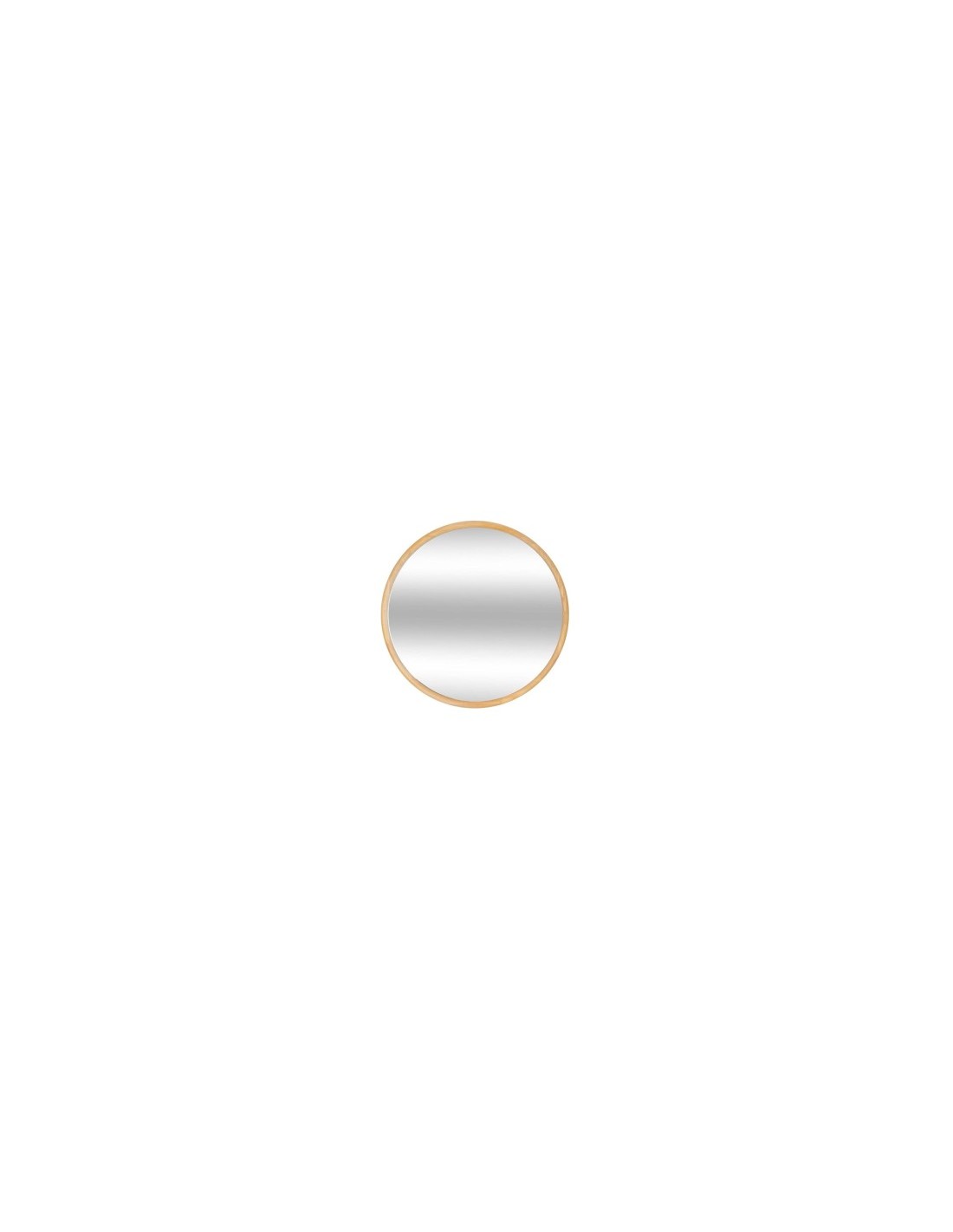 Specchio KIM 55 cm in Legno, Design Rotondo, Elegante e Raffinato | Specchio KIM Wood