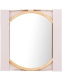Specchio KIM 55 cm in Legno, Design Rotondo, Elegante e Raffinato | Specchio KIM Wood