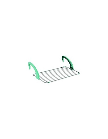 Stendibiancheria da balcone, 110 cm, 10 metri, acciaio verniciato, pieghevole, ST188