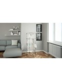 Stendibiancheria a torre, 4 piani, 40 metri, acciaio antiruggine, con ruote, 70x156x70 cm, Colombo ST194/4 Silver