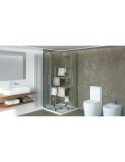 Stendibiancheria a torre, 4 piani, 40 metri, acciaio antiruggine, con ruote, 70x156x70 cm, Colombo ST194/4 Silver