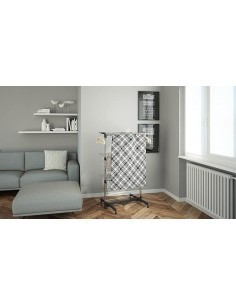 Stendibiancheria verticale, 3 piani, 40 metri, modulabile, acciaio e alluminio, silver, Colombo 2