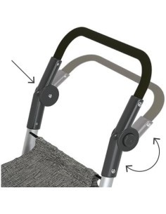 Carrello spesa TROLL, alluminio, borsa 60 litri, manubrio regolabile, sistema 6 ruote