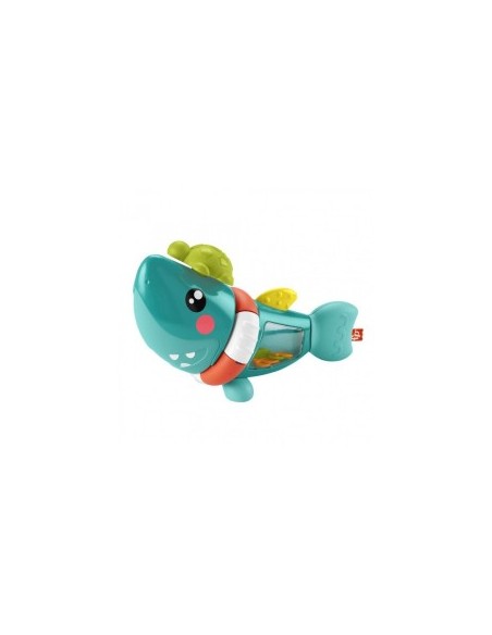 Fisher‑Price Squalo Multiattività, HJP01, Activity Shark, età 6 m+, no batterie richieste