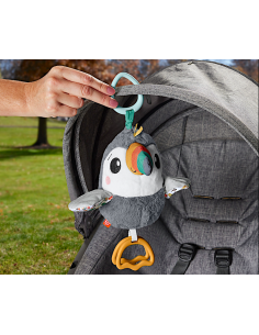 FISHER-PRICE TUCANO VOLA CON ME HNX66 – PELUCHE SENSORIALE PER NEONATI CON SUONI E ALI IN MOVIMENTO