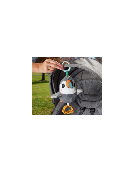 FISHER-PRICE TUCANO VOLA CON ME HNX66 – PELUCHE SENSORIALE PER NEONATI CON SUONI E ALI IN MOVIMENTO