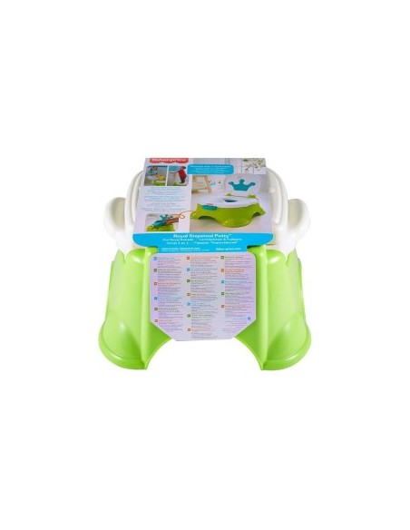 FISHER-PRICE HPY93 VASINO SGABELLINO DEL RE 2-IN-1 CON MUSICA E SCHIENALE
